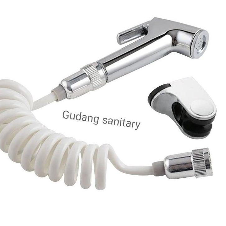 HOT SALE!! jet shower set toilet telpon jet shower spiral jet shower bidet jet shower selang spiral