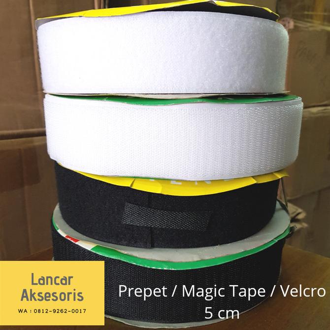 

[BISA COD] Velcro / Magic Tape / Prepet / Prekat 5 cm isi 20 meter