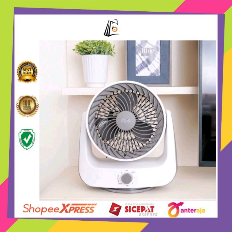 Kris Kipas Angin Meja - Putih/Kipas Angin/Kipas Angin Meja/Kipas Angin Rumah