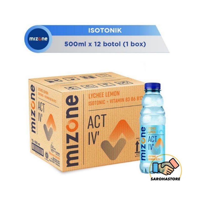 

1 Dus Isi 12 pcs Mizone Active 500 ml