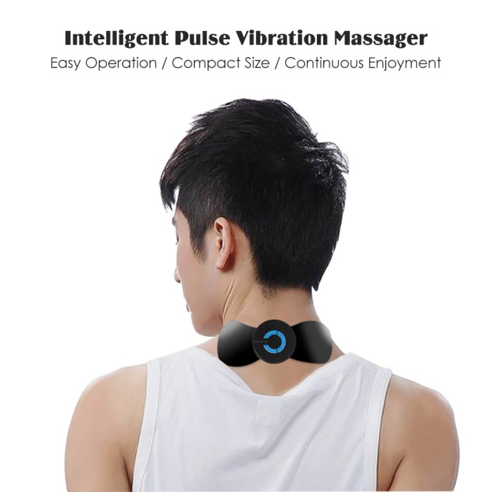 Alat Pijat Compact Stimulasi Otot Kecil Portable EMS Cervical Massager