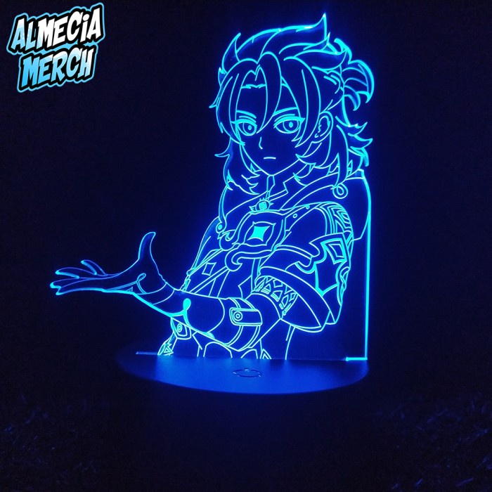 *:*:*:*:*] Lampu Tidur LED Genshin Impact Albedo / Night Lamp Acrylic Albedo