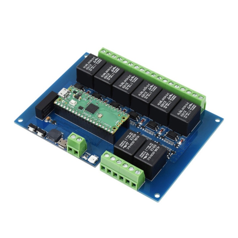 Zzz Untuk RaspberryPi Pico Relay Module Multi-protection Industrial 8-Channel USB 5V