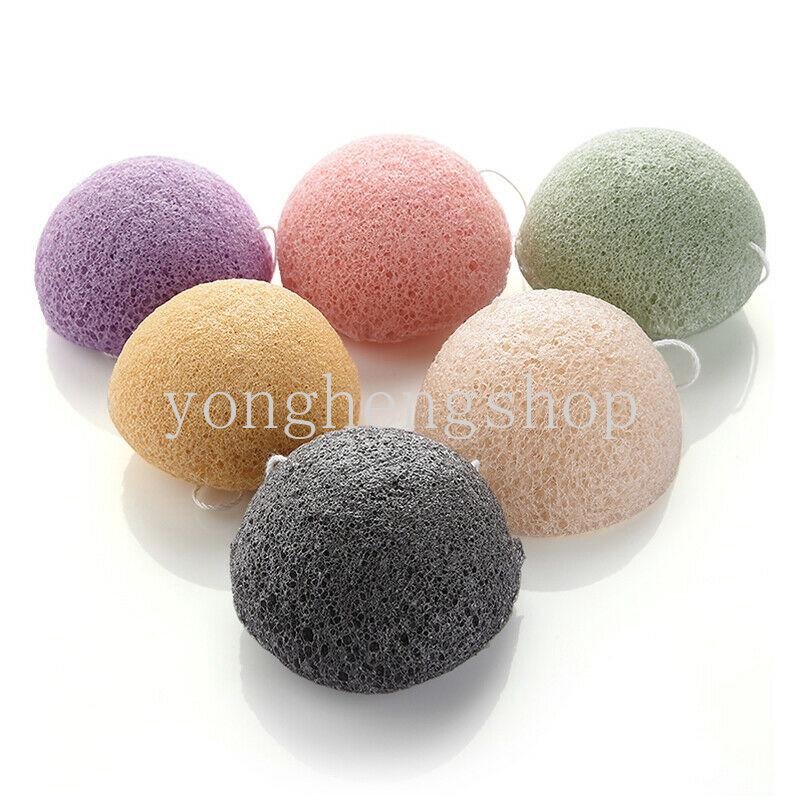 Spons Pembersih Wajah Wajah Kosmetik Face Puff Makeup Cuci Sponge Bedak Wajah Deep Cleansing Exfoliator Tool