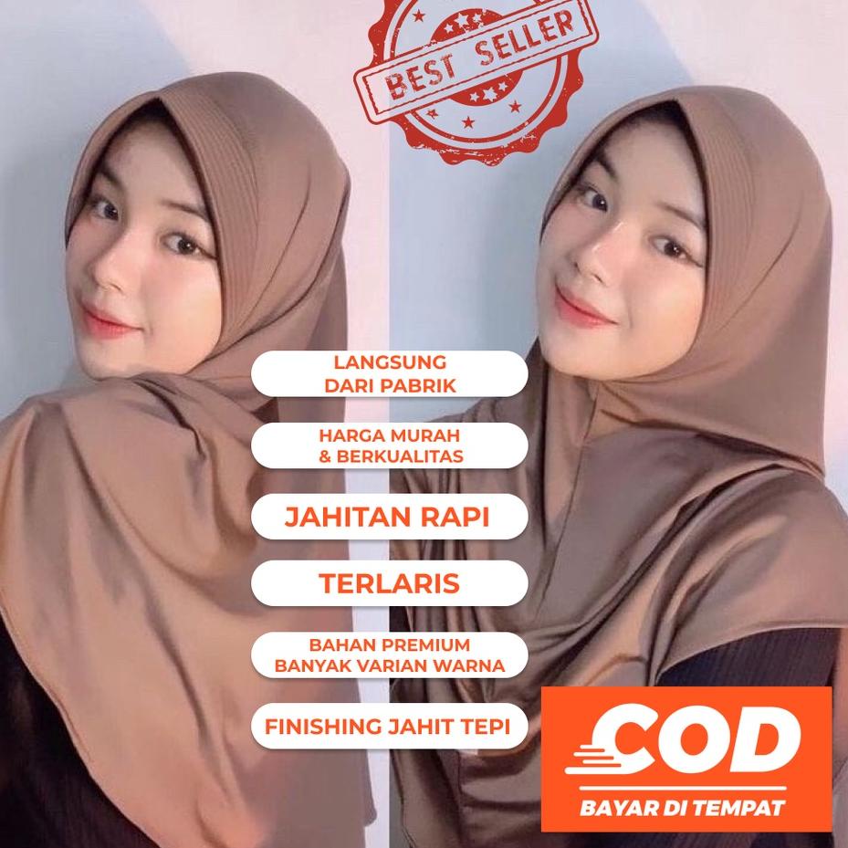 7.7 Brands Festival Bergo Hamidah Premium (ORI)/Jilbab Bergo Hamidah/Kerudung Bergo