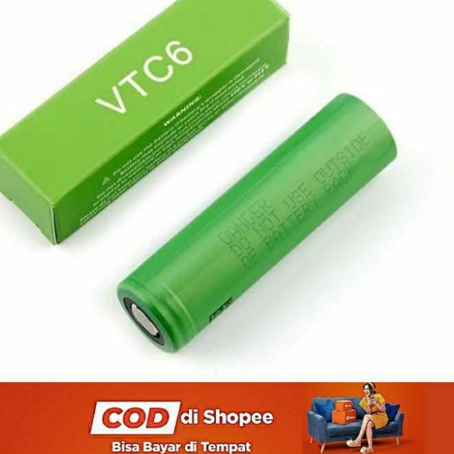 ORIGINAL% Baterai 18650 SONY VTC 6 30A 3000mah AUTHENTIC Harga Per Biji