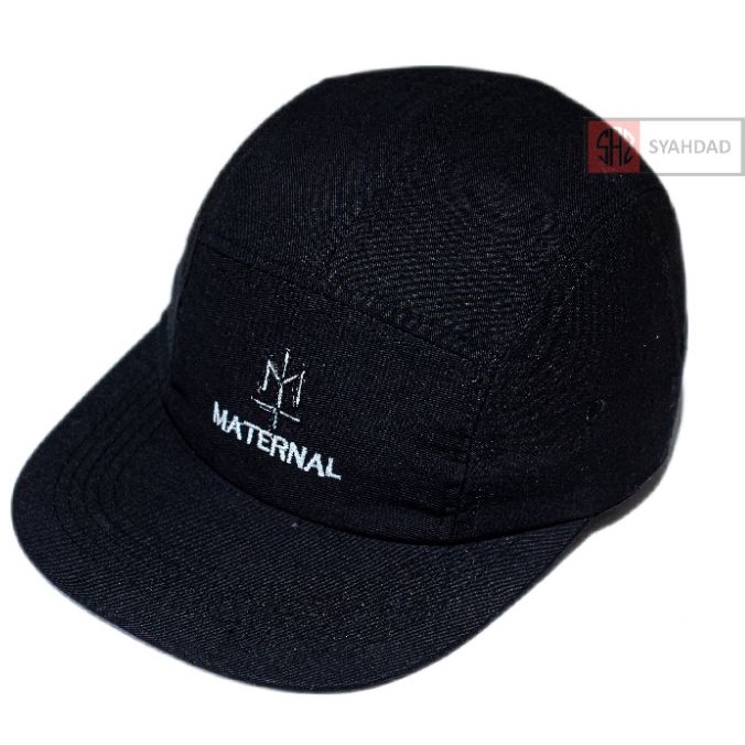 topi 5 panel distro original - five panel - topi lima planel pria wanita bordir maternal