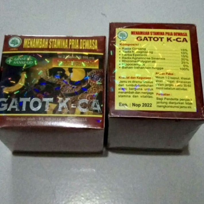 GATOTKACA KAPSUL GATOT KACA ORIGINAL capsule laki penambah stamina pria kuat tahan lama