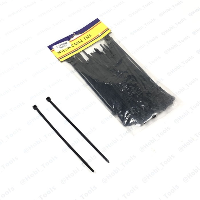 

KABEL TIES HITAM 3.6 X 15CM - ZIP TIES 3.6 X 150 MM