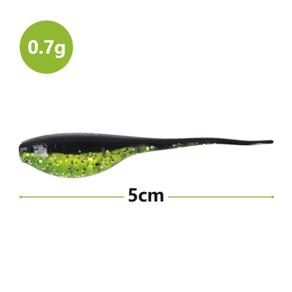 Preva 50pcs/set Umpan Pancing Cacing High Quality Artificial Carp Swimbait