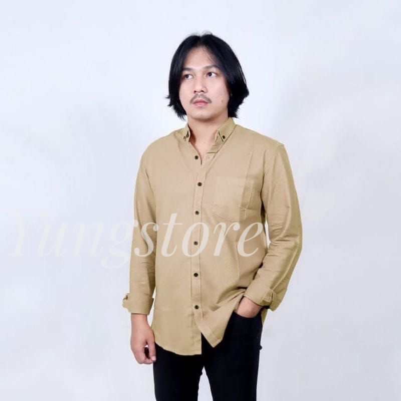 kemeja polos couple ayah dan anak Coksu