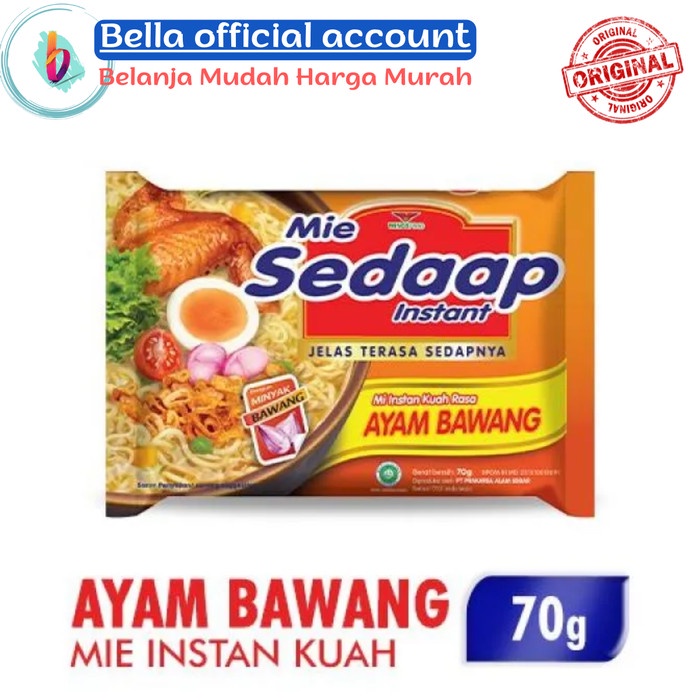 

SEDAAP Ayam Bawang Mie Instan 70 gr