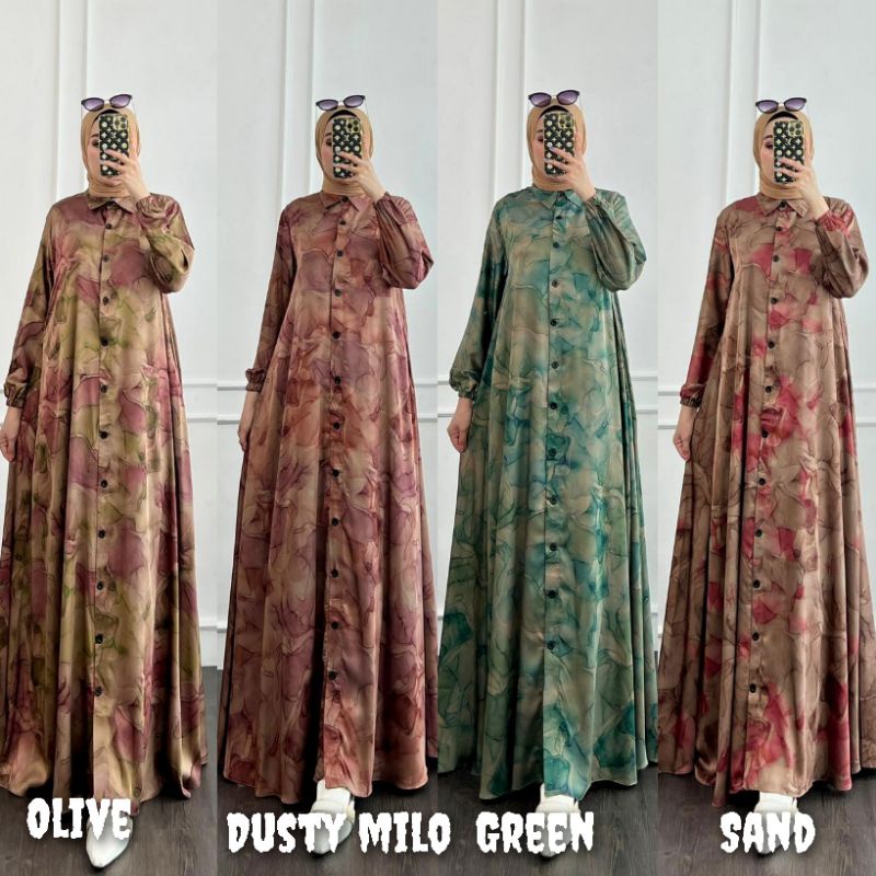 (PREMIUM) DANIA ORI GLZ Dior brown silk