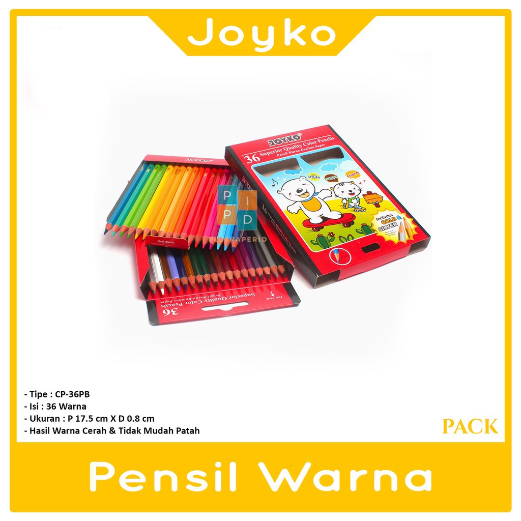 

JOYKO - Pensil Warna CP-36PB Pencil Color - Set