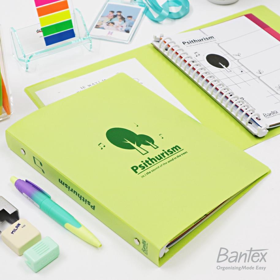 

❂❂❂ Bantex Multiring Binder Trendy A5 20 Ring 25 mm PSITHURISM 3324 72