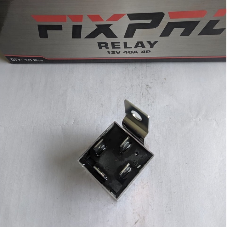 Rilei Rilay relay rilai Fixpal RELAY 12V 40A 4P FIXPAL rilay lampu klakson mobil motor