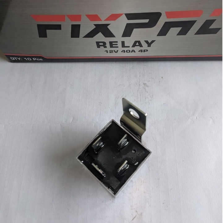 Rilay relay rilai rilei Fixpal RELAY 12V 40A 4P FIXPAL rilay lampu klakson mobil motor