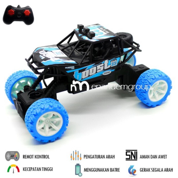 

Unik Mainan Mobil Remot Kontrol RC Climbing Offroad Rover Boost Lite - Biru Murah