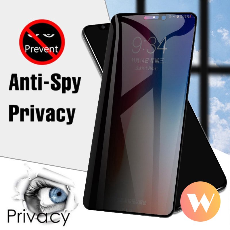 Film Layar Privasi Tempered Glass Anti Spy Vivo Y35 Y21A Y21T Y15 Y16 Y33T Y22 Y1S Y12i Y15S Y17 V25 Y11 Y30 Y30i Y15A Y33S Y20i Y12 Y15S Y21S Y20 Y21 Y20S Y91C Y12S V21 S1