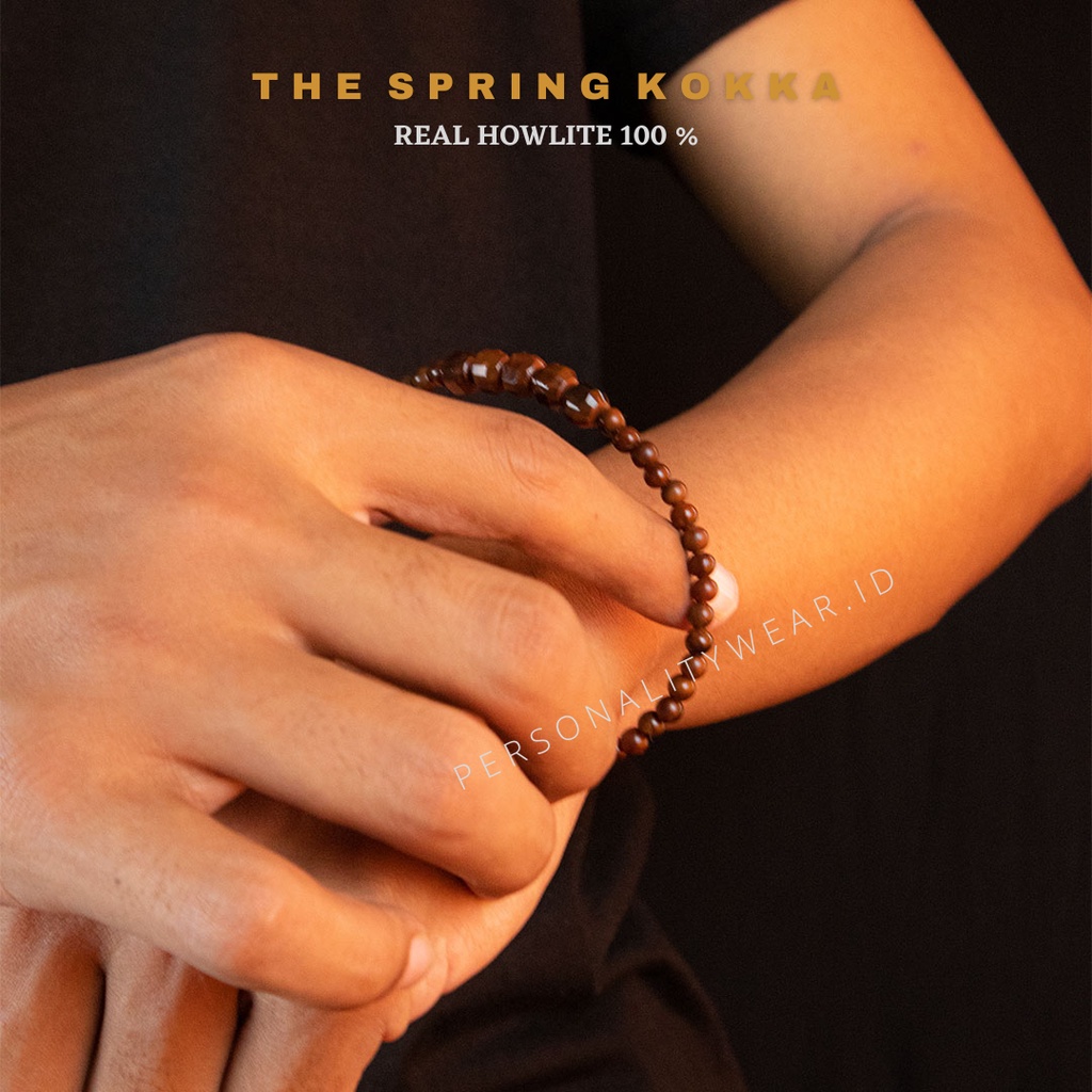 Gelang Kayu Bertuah Kokka Kaukah ASLI Original CUSTOM SPRING