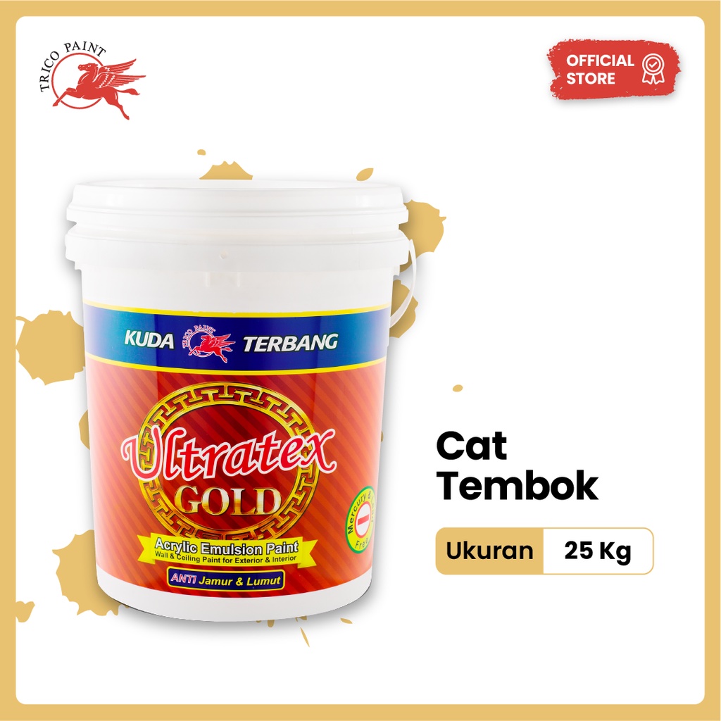 Jual Cat Kuda Terbang Ultratex Gold Cat Tembok Dinding Kg Cat Tembok Shopee Indonesia