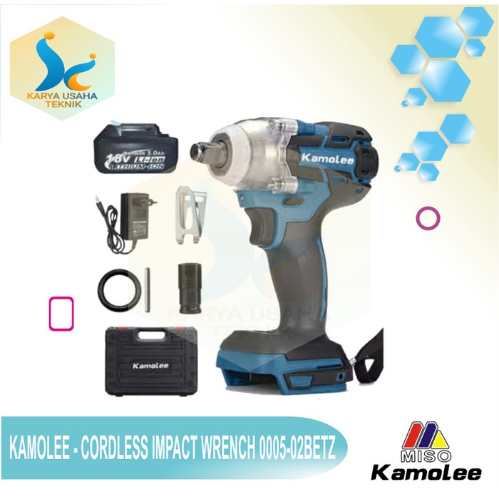 KAMOLEE - CORDLESS IMPACT WRENCH (MESIN IMPACT BATTERY) Varian Type B