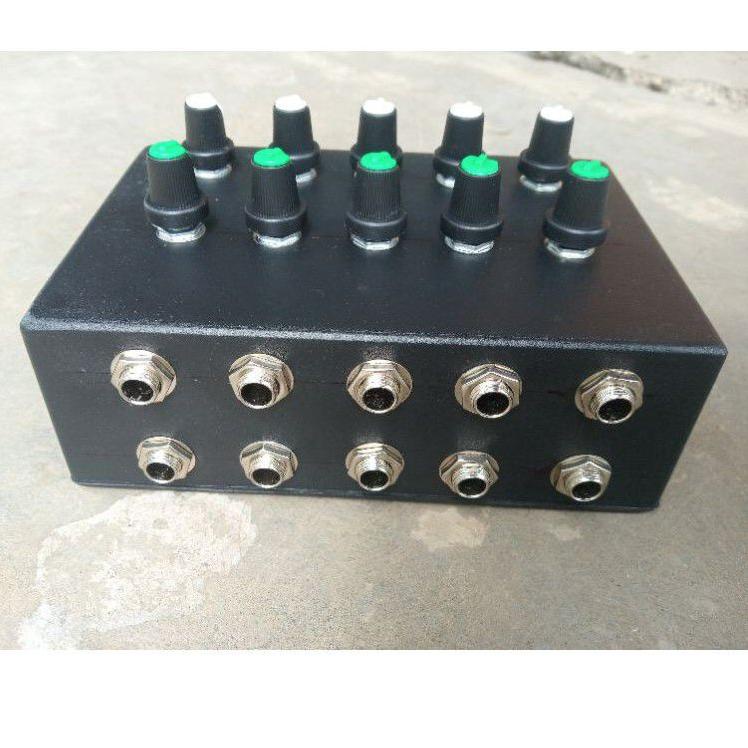 Langsung Kirim Pararel Mic Splitter Mic 6 - 10 In (Jek Mono ) SoundCard 6.5 mm to 6.5 mm Bayar ditem