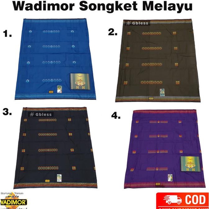 Wadimor Sarung Tenun Pria Wadimor Songket Melayu