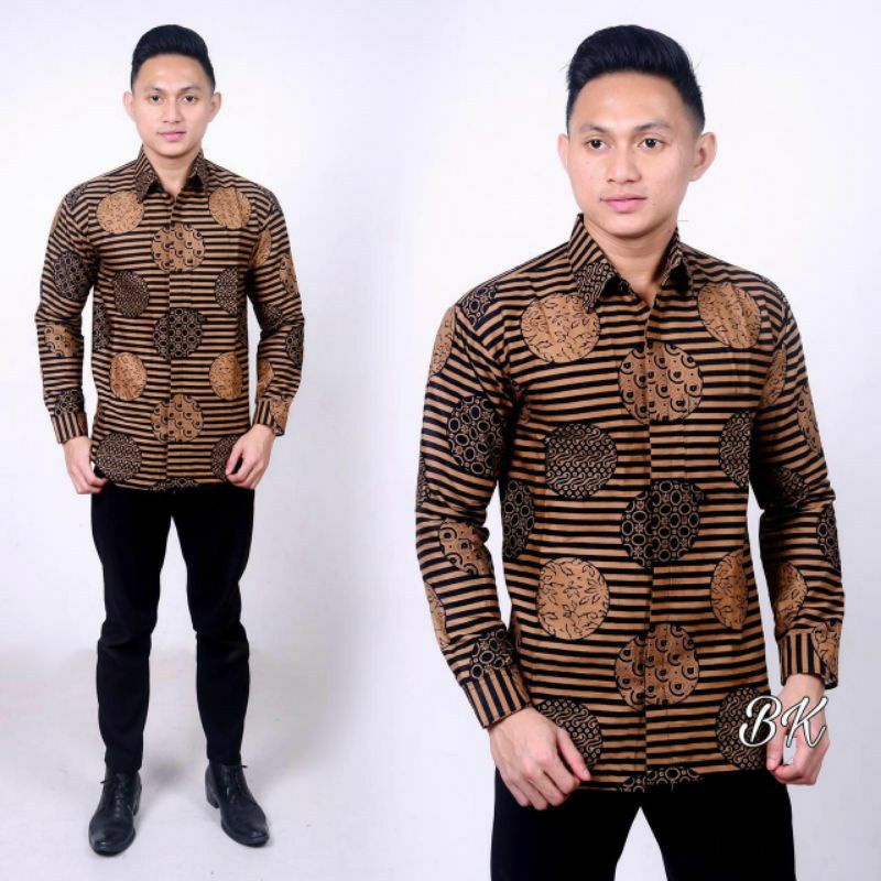 Batik Lengan Panjang Terbaru / Batik Original Pria /Batik Lengan Panjang Cowok