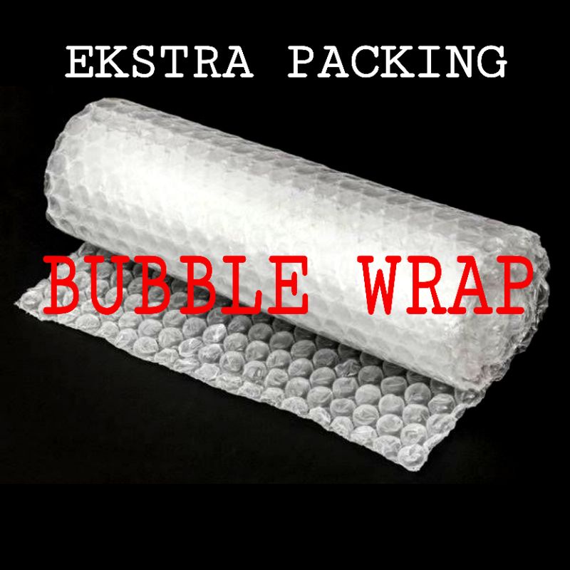 

EKSTRA PACKING BUBBLE WRAP untuk pembelian produk di toko kami