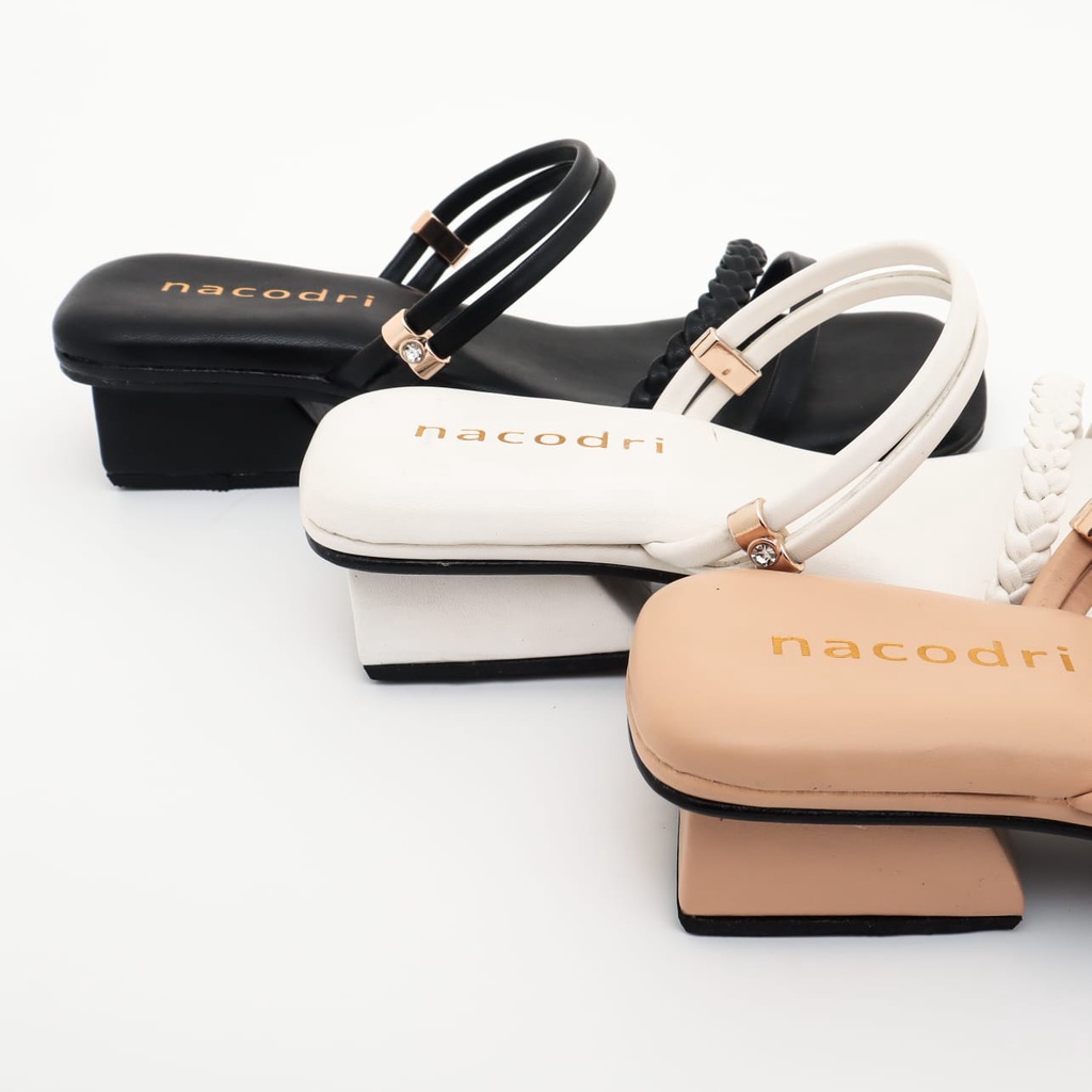 nacodri REINA sandal tali wanita heels 3cm