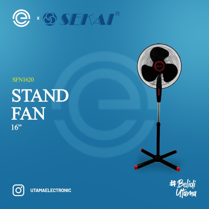 Sekai Kipas Angin Berdiri 16 Inch - Sfn1620 #Original
