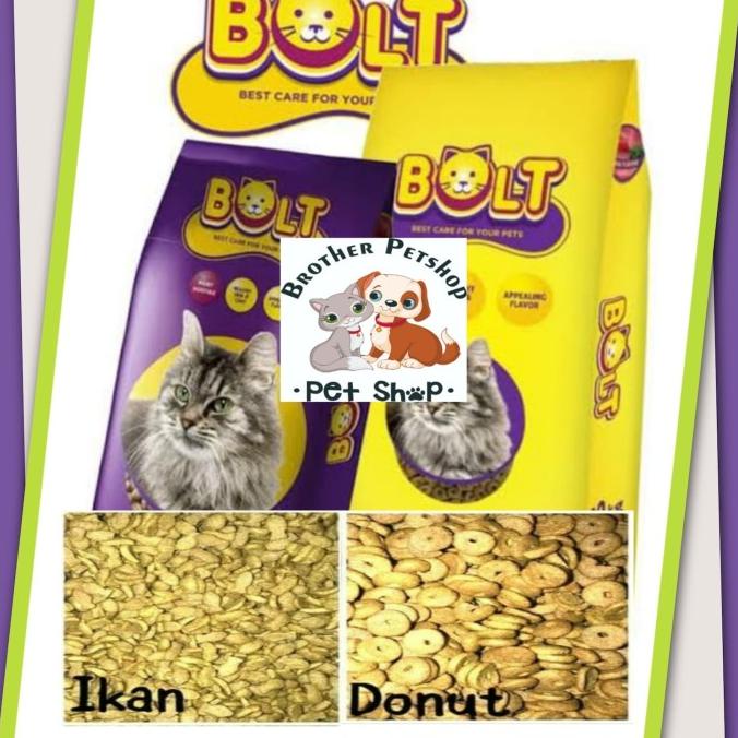 Promo GOJEK PROMO Makanan Kucing Bolt 5 kg Cat Food Bolt CatFood 5kg Murah