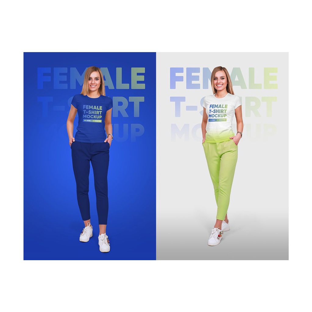 Female T-Shirt Mockups Vol 4 Part 2