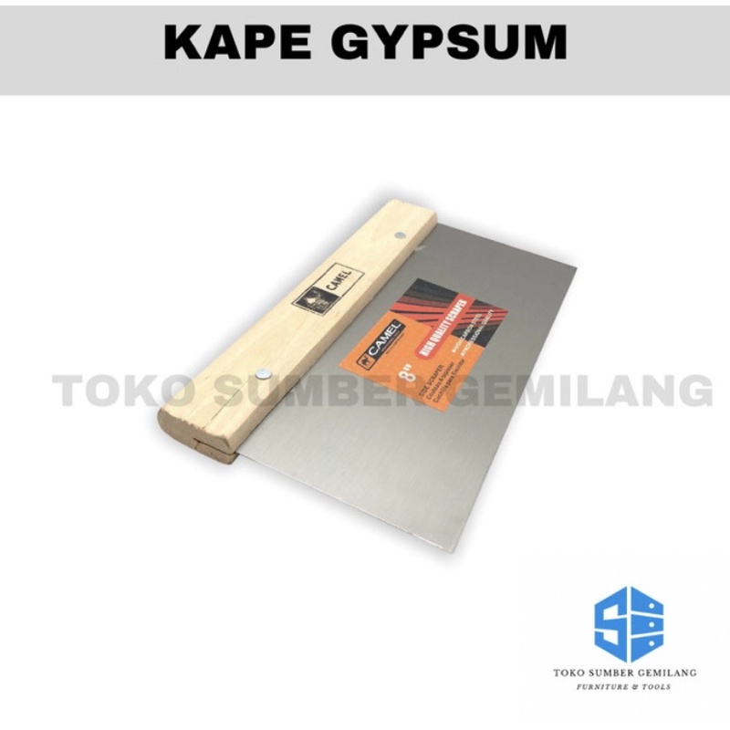 Kape Gypsum / Kape Besi / Kape / Skrap Dempul / Kape Gypsum 20 cm