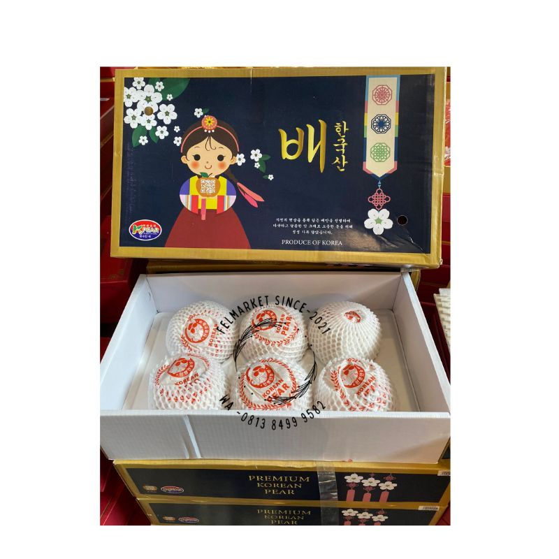 

pear korea original jumbo 6 pcs box original