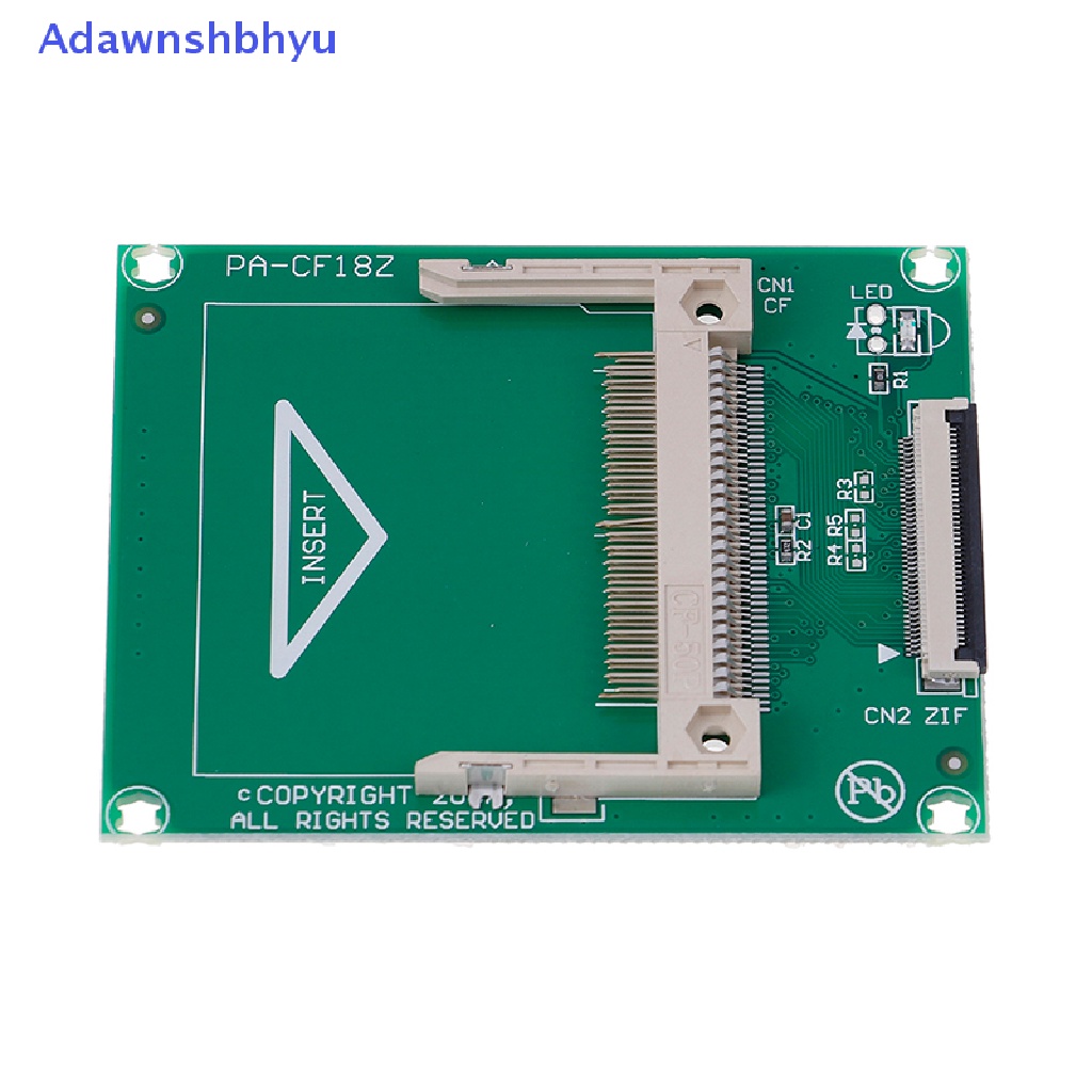 Adhyu 1Pc CF compact flash card to 1.8 Inch ZIF/CE adapter Untuk ipod 5G 6G HDD ID