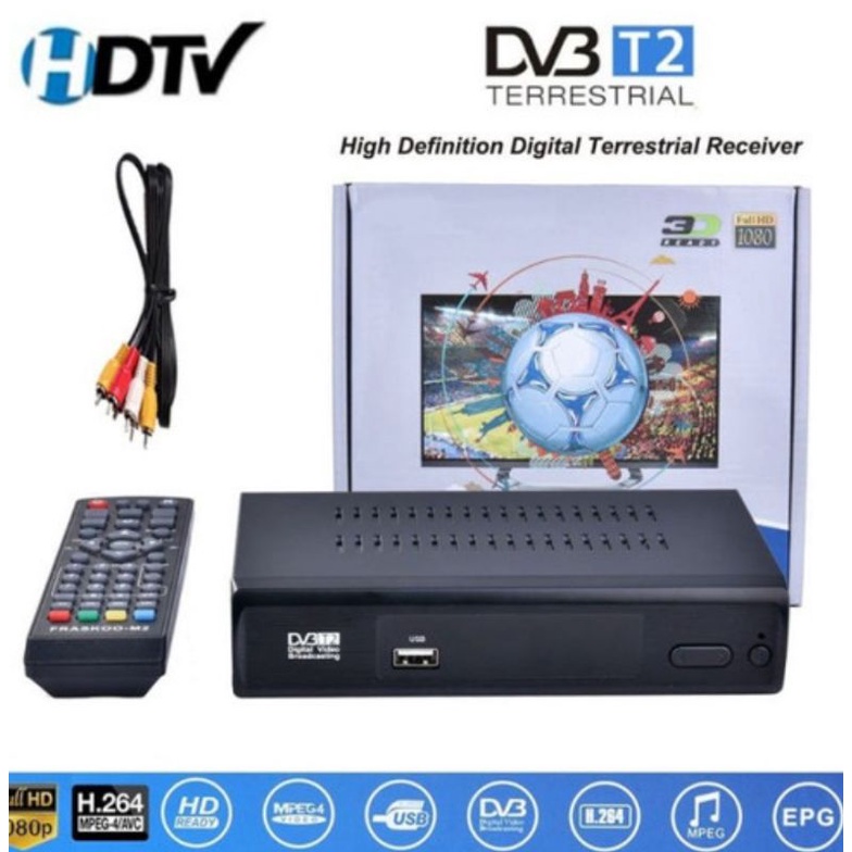 Set top box tv digital dvbt2 stb receiver tv digital NEW VERSION YOUTUBE TIKTOK (DONGLE NOT INCLUDE)