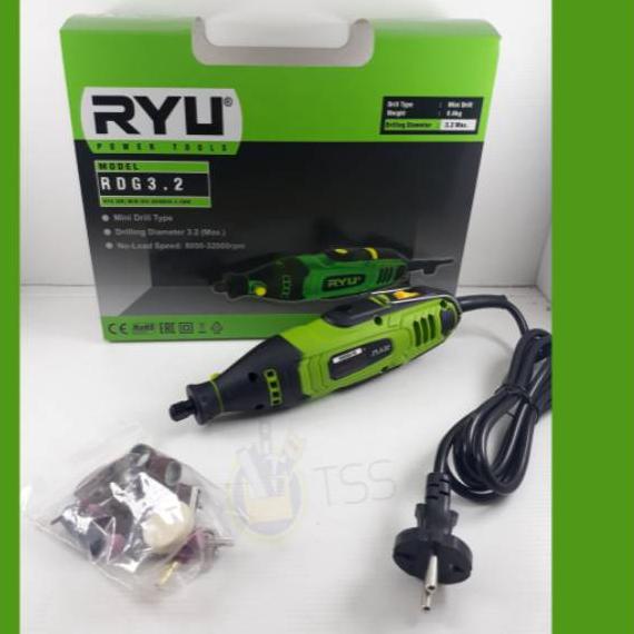Terbaru.. RYU Die Grinder RDG 3.2 Mini Grinder Ryu Koper Mesin Gerinda Tuner Botol Bor Tuner / Alat 