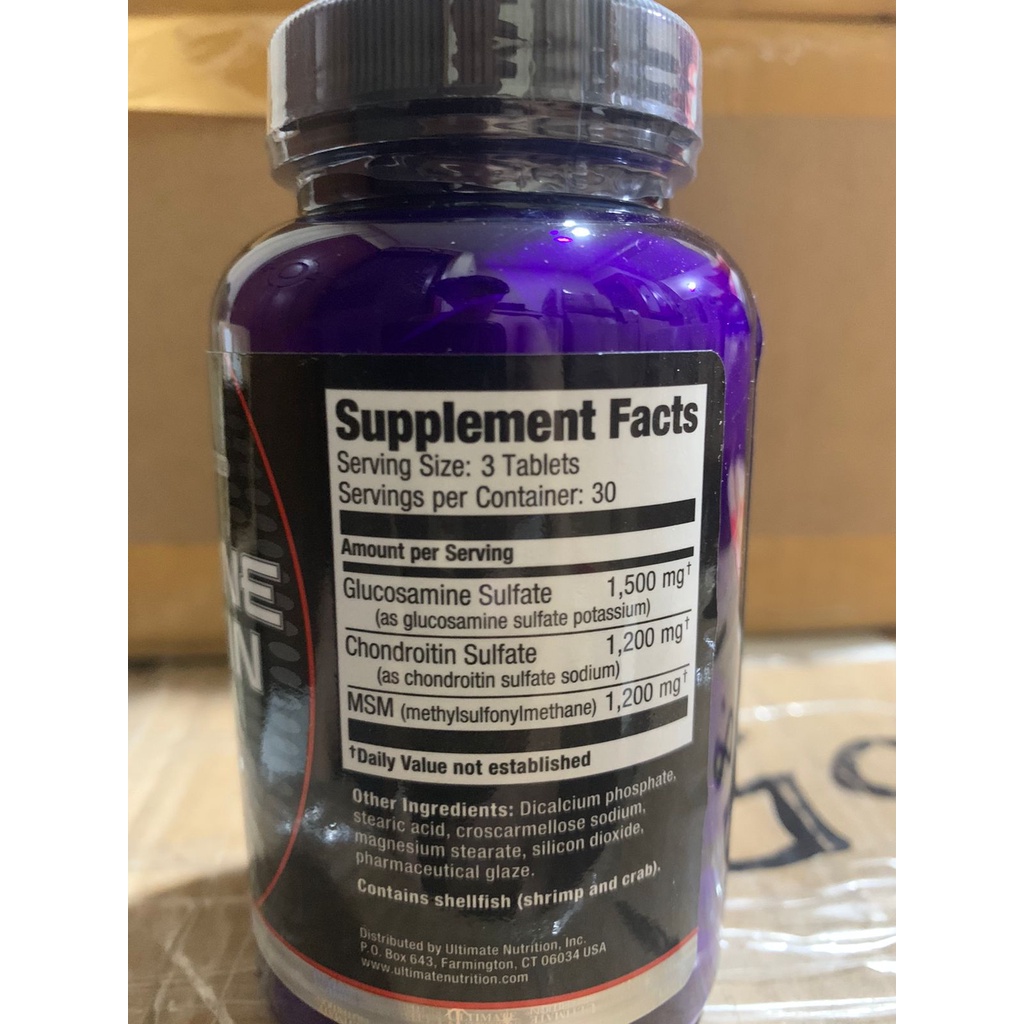 Ultimate Nutrition Glucosamine Chondroitin MSM Tabs Eceran