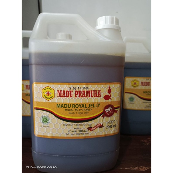 

Madu Pramuka Royal Jelly 2 Liter 2000 ml
