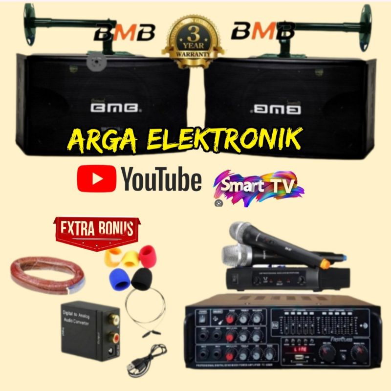 paket sound system speaker bmb 10 inch original