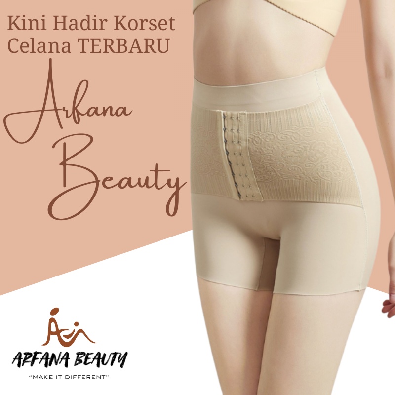 Korset Pelangsing Celana Dalam Wanita Seamless Corset Bawahan Pakaian Dalam Pelangsing Badan Pengecil Perut Buncit Slimming Korset Hotpants Setelah Melahirkan Anti Begah Melar Elastis Jumbo Celana Pelangsing Kancing Import Premium Original