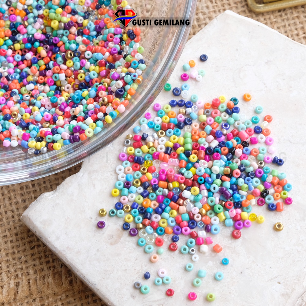 10 Gram Mote Payet Pasir Mix Warna Bahan Aksesoris