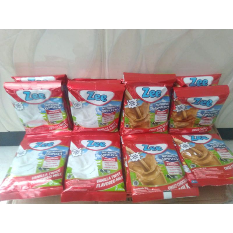 

Zee sachet renceng susu pertumbuhan 38gr X 10sachet