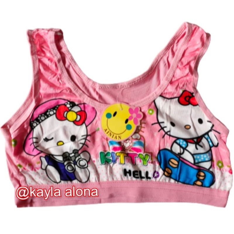 MINISET ANAK WARNA HELLO KITTY &quot; AINIAN &quot; ( Tanpa Busa )