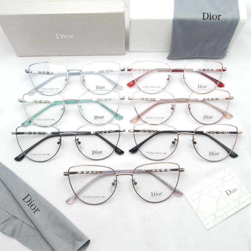 frame kacamata cat eye besi wanita F930002