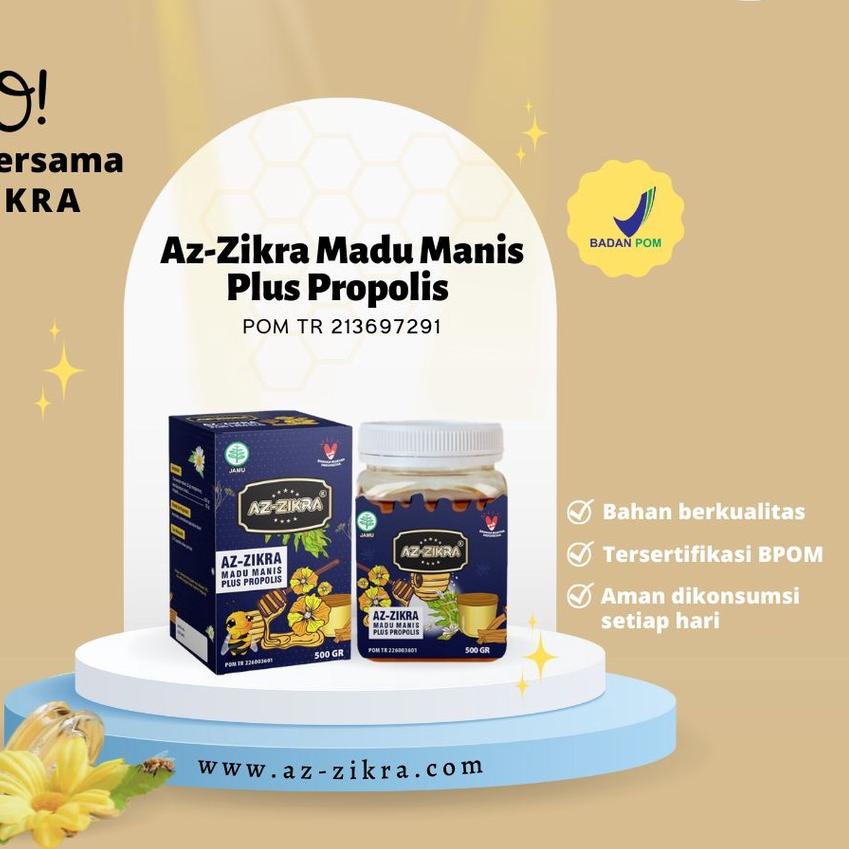 

11.11✔️MADU AZZIKRA 500GR HUTAN & HERBAL KEMASAN BPOM|KD6