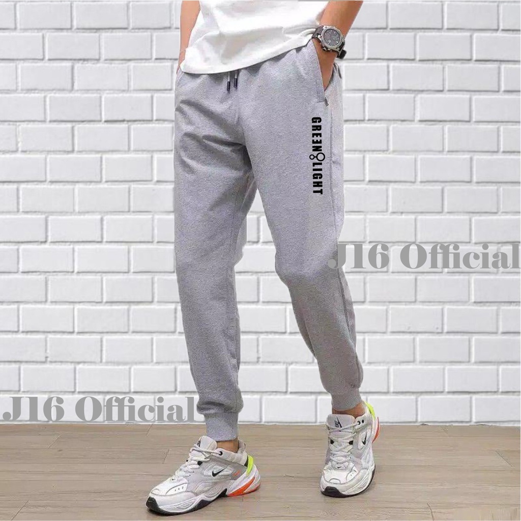 Celana Jogger PREMIUM GREENLIGHT Sweatpants Pria Wanita Training Panjang Olahraga Outdoor