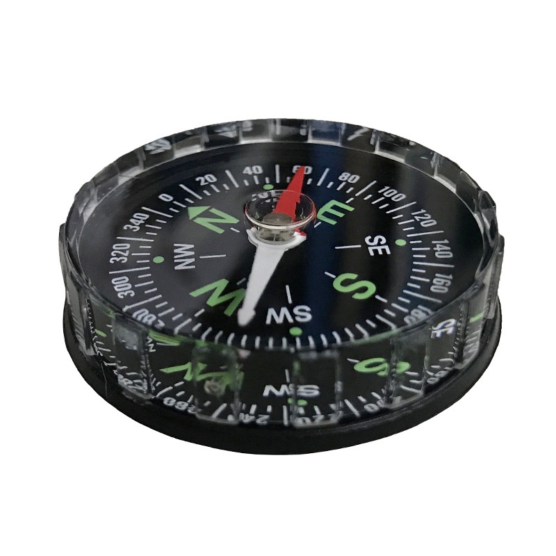 45mm Handheld Mini Compass Climbing Compass Fishing Pointing Guide Tools Outdoor Camping Hiking Survival Guider Alat Kompas Navigasi Untuk Percobaan Ilmiah Siswa Mengajar